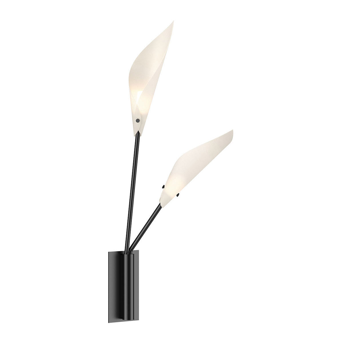 Sonneman Lighting Calla LED Sconce in Satin Black 2356.25