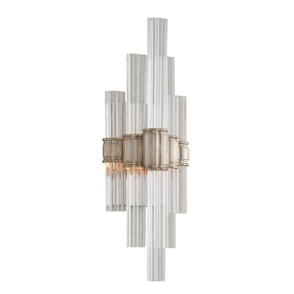 Corbett Lighting Viola Wall Sconce in Warm Silver Leaf 236-11-WSL