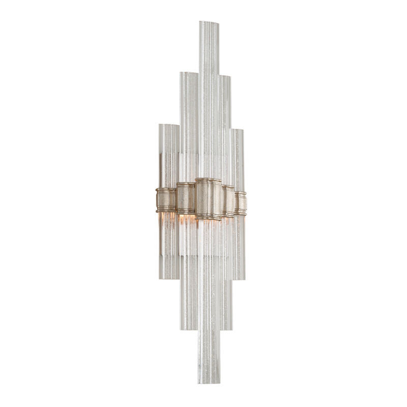 Corbett Lighting Viola Wall Sconce in Warm Silver Leaf 236-12-WSL