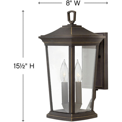 Hinkley Lighting Bromley Small Wall Mount Lantern Oil Rubbed Bronze 2360OZ