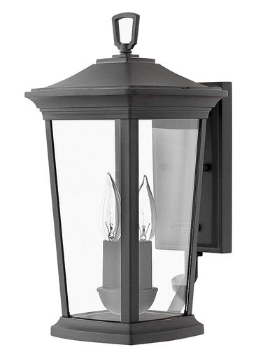 Hinkley Lighting Bromley Small Wall Mount Lantern Museum Black 2360MB