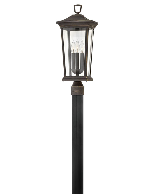 Hinkley Lighting Bromley Large Post Top or Pier Mount Lantern 12v Oil Rubbed Bronze Low Voltage 12V LED Bulb(s) Included 2361OZ-LV