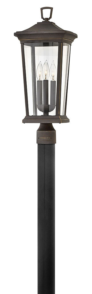 Hinkley Lighting Bromley Large Post Top or Pier Mount Lantern Oil Rubbed Bronze 2361OZ