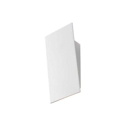 Sonneman Lighting Angled Plane Narrow LED Sconce in Textured White 2365.98