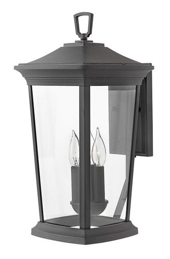 Hinkley Lighting Bromley Large Wall Mount Lantern Museum Black 2365MB