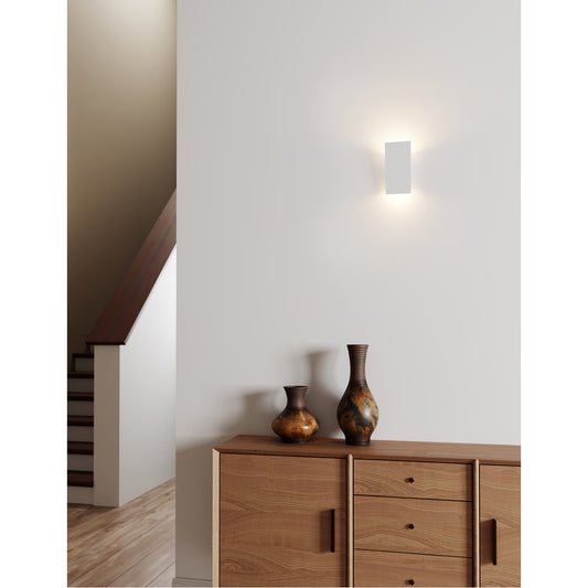 Sonneman Lighting Angled Plane LED Sconce in Textured White 2366.98