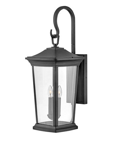 Hinkley Lighting Bromley Double Extra Large Wall Mount Lantern Museum Black LED Bulb(s) Included 2369MB-LL