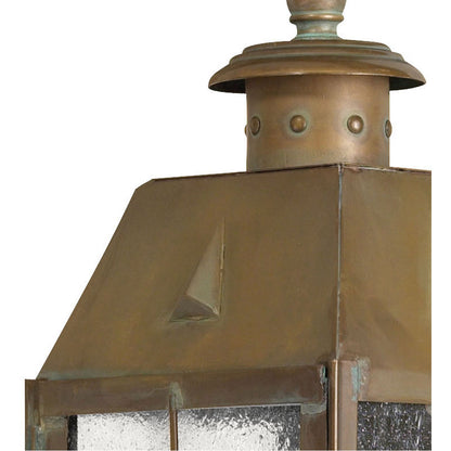 Hinkley Lighting Nantucket Medium Wall Mount Lantern Aged Brass 2370AS