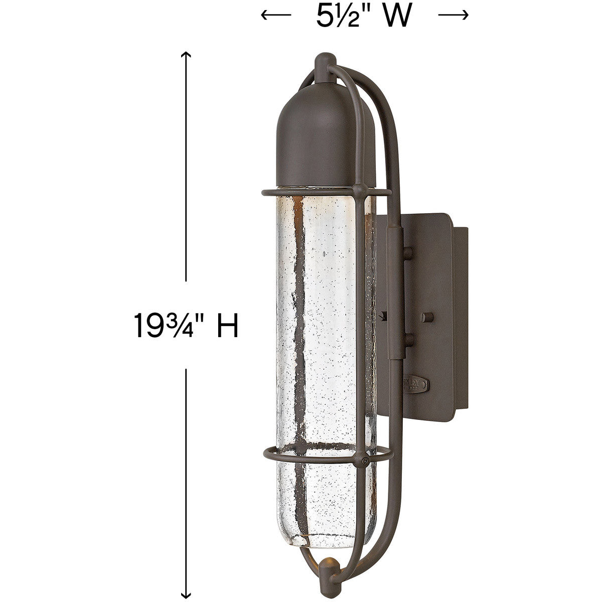 Hinkley Lighting Perry Small Wall Mount Lantern Oil Rubbed Bronze 2380OZ