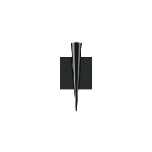 Sonneman Lighting Micro Cone LED Sconce in Satin Black 2381.25