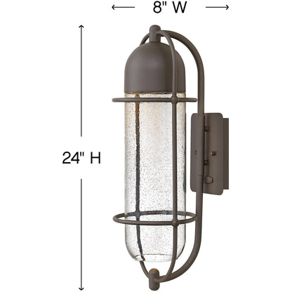 Hinkley Lighting Perry Medium Wall Mount Lantern Oil Rubbed Bronze 2384OZ