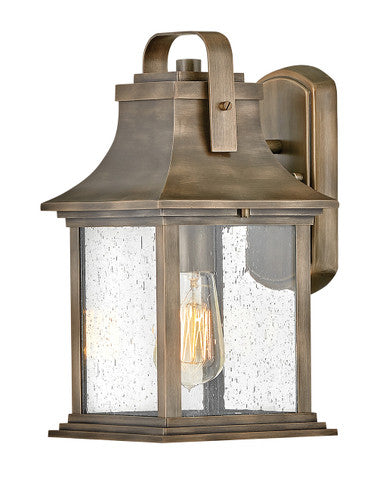 Hinkley Lighting Grant Small Wall Mount Lantern Burnished Bronze 2390BU