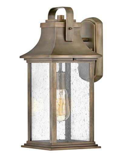 Hinkley Lighting Grant Medium Wall Mount Lantern Burnished Bronze 2394BU