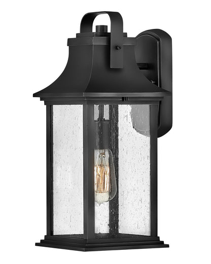 Hinkley Lighting Grant Medium Wall Mount Lantern Textured Black 2394TK