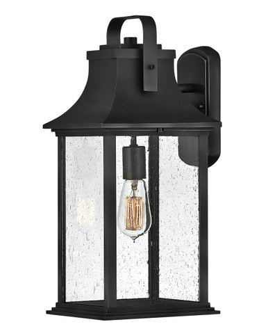 Hinkley Lighting Grant Large Wall Mount Lantern Textured Black 2395TK