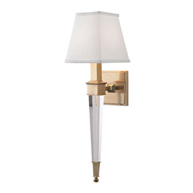 Hudson Valley Lighting Ruskin Wall Sconce in Aged Brass 2401-AGB