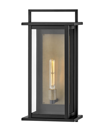 Hinkley Lighting Langston Large Wall Mount Lantern Black 24025BK