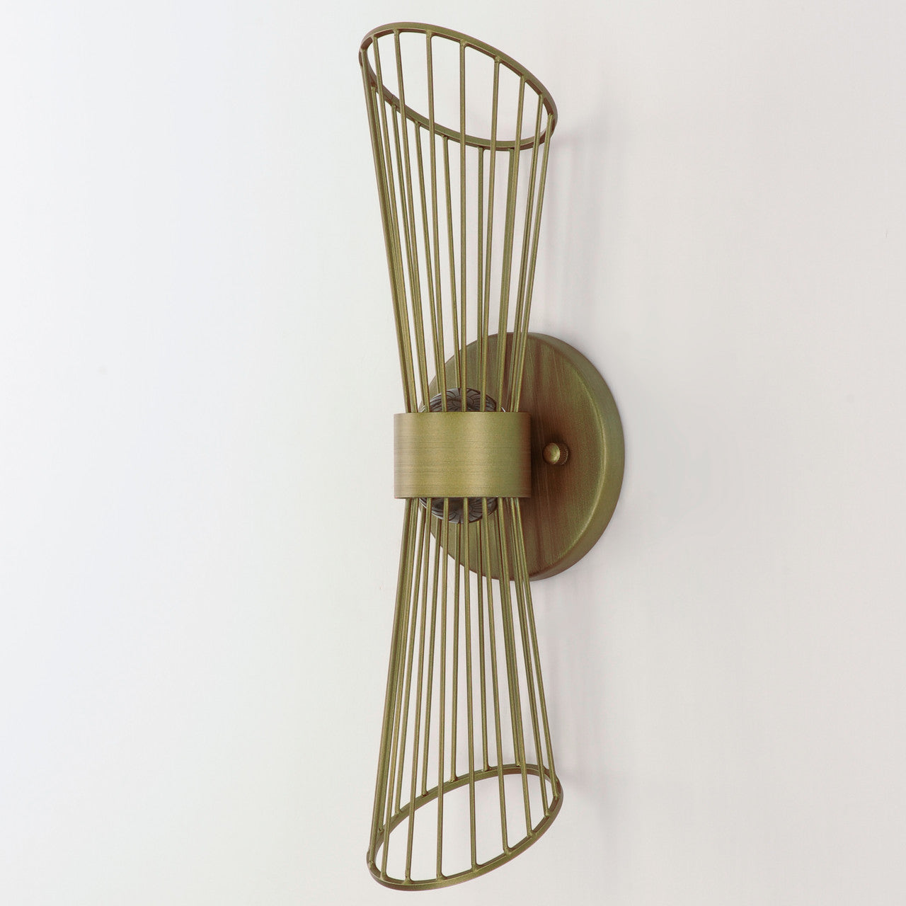 Maxim Zeta LED Wall Sconce in Natural Aged Brass 24171NAB