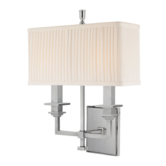 Hudson Valley Lighting Berwick Wall Sconce in Polished Nickel 242-PN