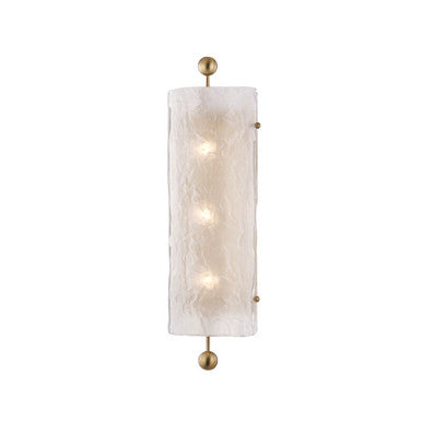 Hudson Valley Lighting Broome Wall Sconce in Aged Brass 2422-AGB