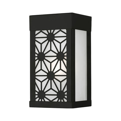 Livex Lighting Berkeley Collection  1 Light Black Outdoor ADA Small Sconce in Black 24321-04