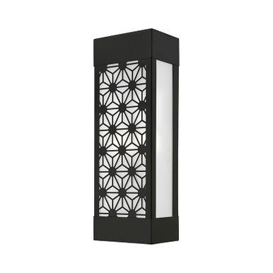 Livex Lighting Berkeley Collection  2 Light Black Outdoor ADA Sconce in Black 24322-04