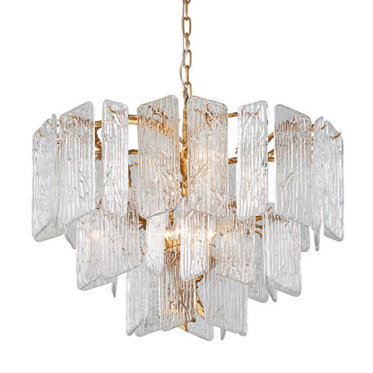 Corbett Lighting Piemonte Chandelier in Gold Leaf 244-48