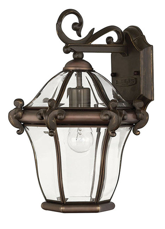 Hinkley Lighting San Clemente Small Wall Mount Lantern Copper Bronze 2440CB