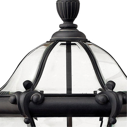 Hinkley Lighting San Clemente Large Post Top or Pier Mount Lantern Museum Black 2441MB