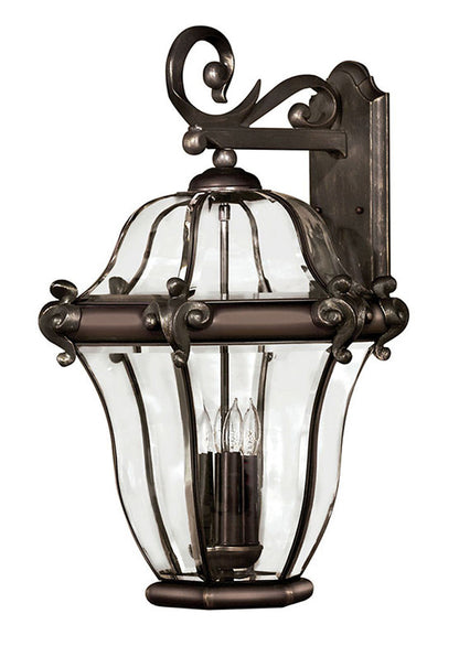 Hinkley Lighting San Clemente Extra Large Wall Mount Lantern Copper Bronze 2446CB