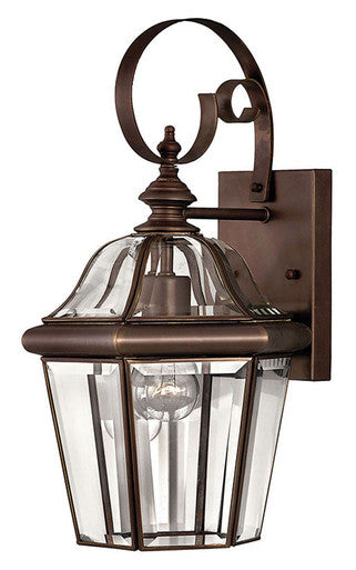 Hinkley Lighting Augusta Small Wall Mount Lantern Copper Bronze 2450CB