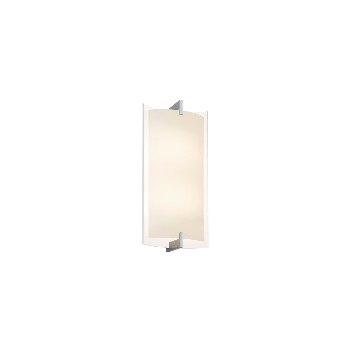 Sonneman Lighting Double Arc LED Tall Sconce in Polished Chrome 2452.01