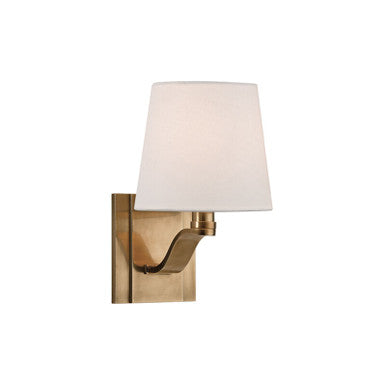 Hudson Valley Lighting Clayton Wall Sconce in Aged Brass 2461-AGB