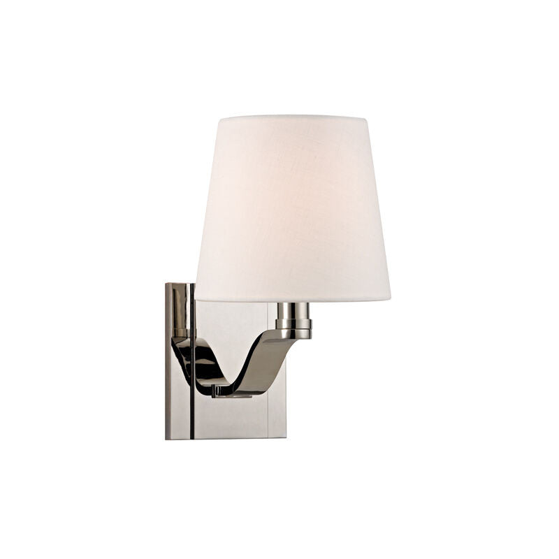 Hudson Valley Lighting Clayton Wall Sconce in Polished Nickel 2461-PN