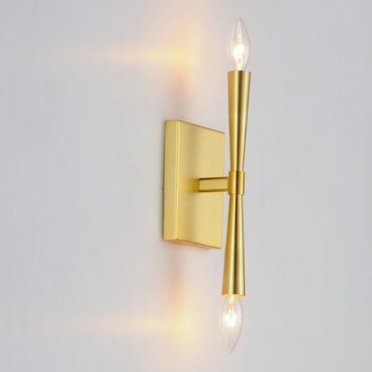 Maxim Rome 2-Light Wall Sconce in Satin Brass 24621SBR