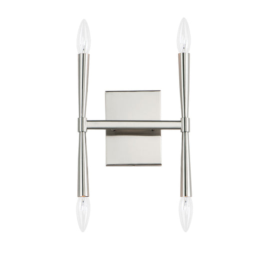 Maxim Rome 4-Light Wall Sconce in Satin Nickel 24622SN