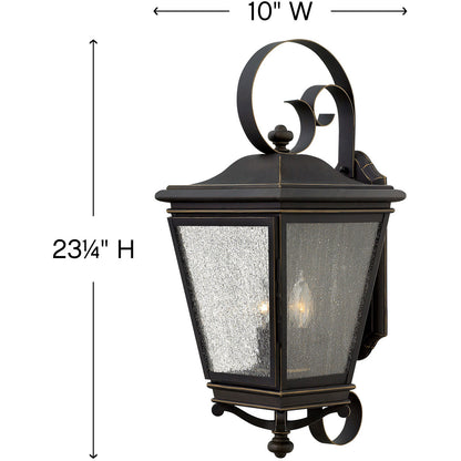 Hinkley Lighting Lincoln Extra Large Wall Mount Lantern Oil Rubbed Bronze 2468OZ