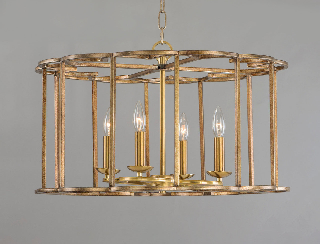 Maxim Helix 4-Light Chandelier in Bronze Fusion 24736BZF