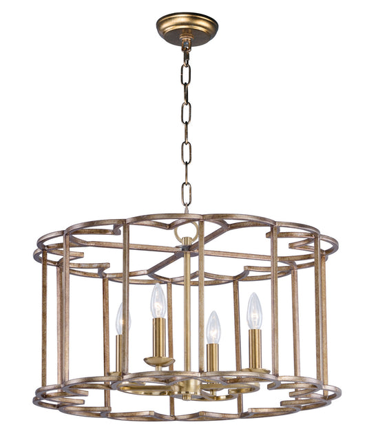 Maxim Helix 4-Light Chandelier in Bronze Fusion 24736BZF