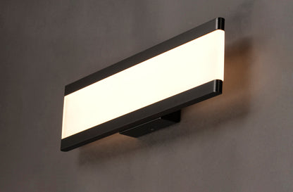 Maxim Visor 18" LED Wall Sconce in Black 24752FTBK