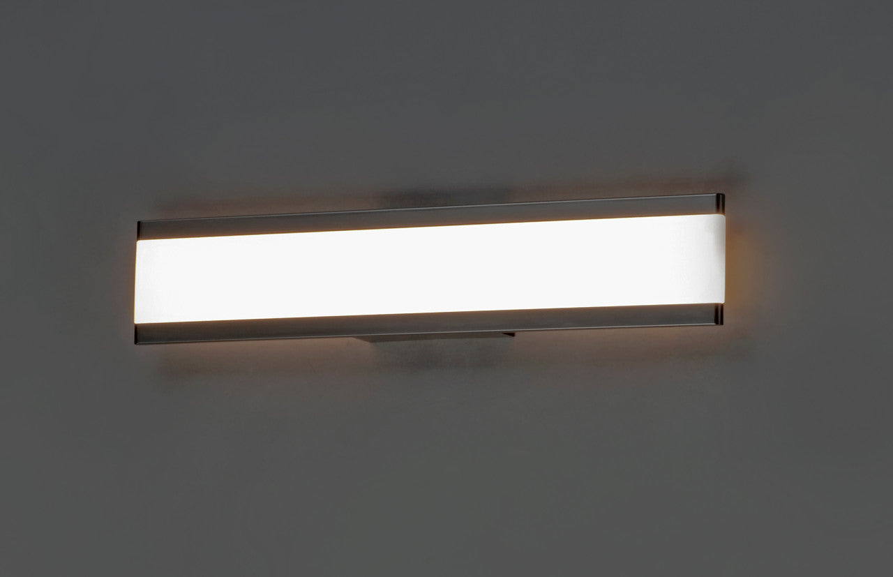 Maxim Visor 24" LED Wall Sconce in Black 24754FTBK