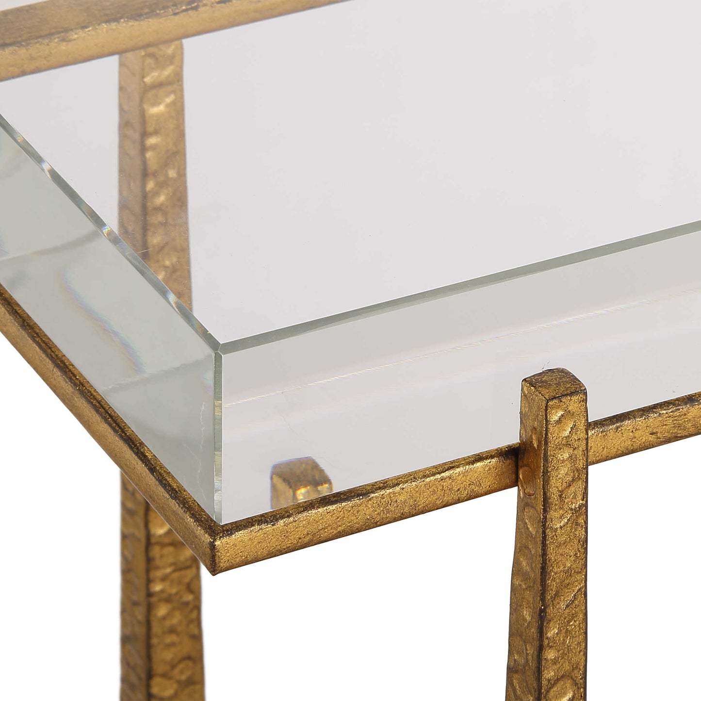 Uttermost Midas Thick Crystal Accent Table 24839