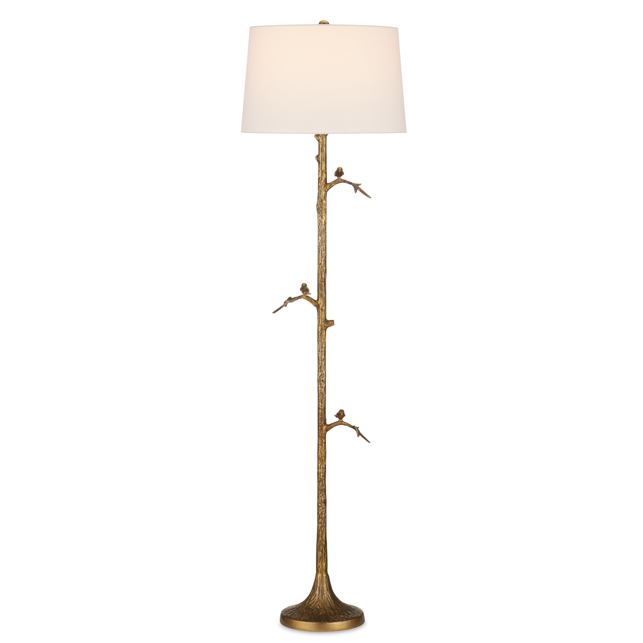 Currey & Co. 69.5" Piaf Brass Floor Lamp 8000-0150