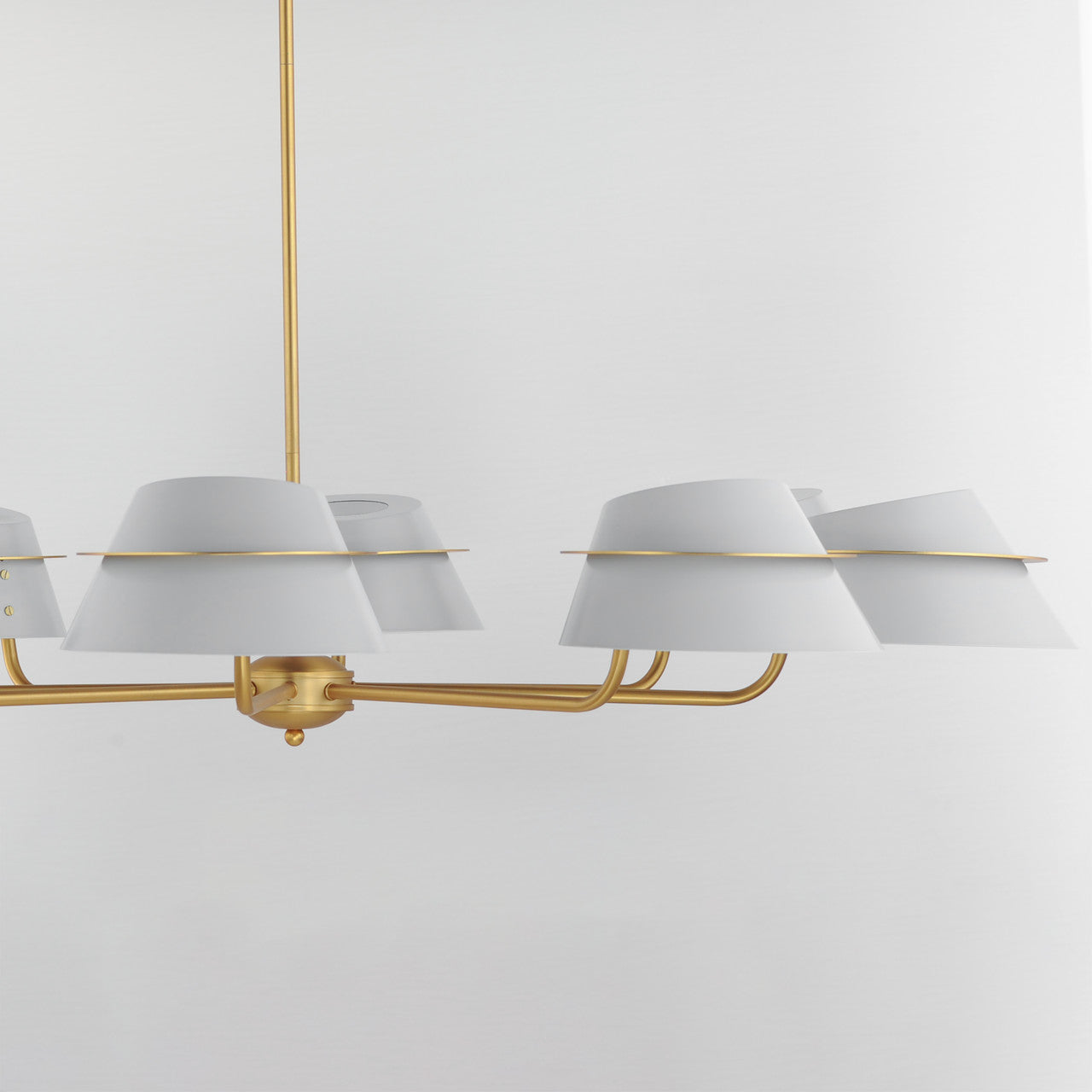 Maxim Lucas 8-Light Chandelier in Natural Aged Brass 25228LFGNAB