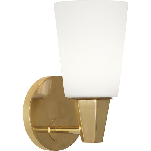 Robert Abbey Wheatley Wall Sconce in Modern Brass 254F