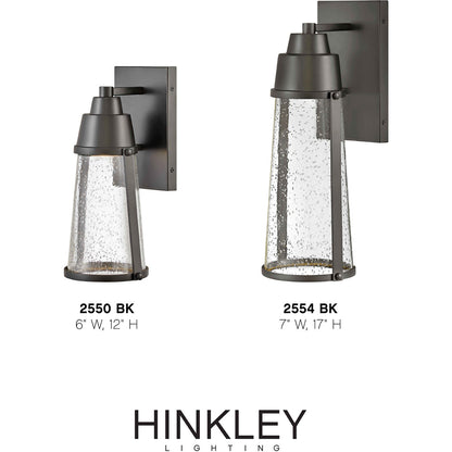 Hinkley Lighting Miles Small Wall Mount Lantern Black 2550BK