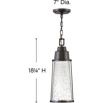 Hinkley Lighting Miles Medium Hanging Lantern Black 2552BK