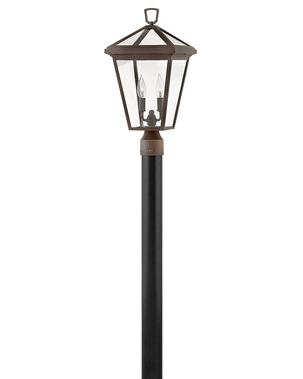 Hinkley Lighting Alford Place Medium Post Top or Pier Mount Lantern 12v Oil Rubbed Bronze Low Voltage 12V LED Bulb(s) Included 2561OZ-LV