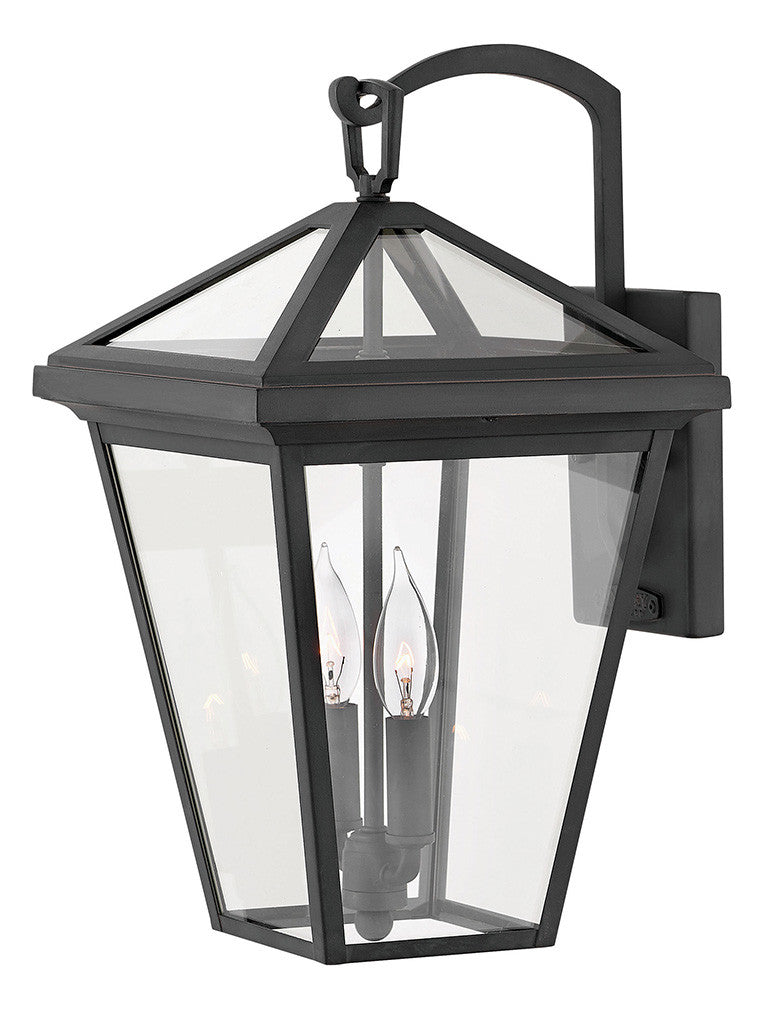 Hinkley Lighting Alford Place Medium Wall Mount Lantern Museum Black 2564MB