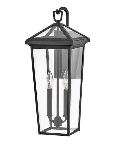 Hinkley Lighting Alford Place Medium Wall Mount Lantern Museum Black 25655MB